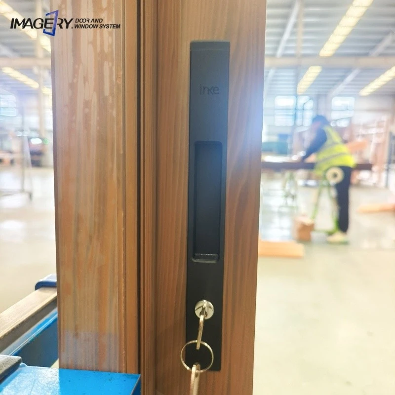 128 Series Modern Corner Sliding Glass Doors System Aluminum high quality