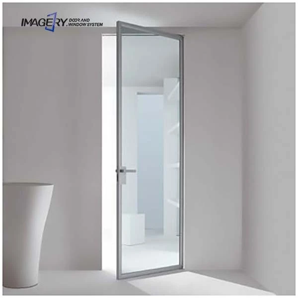 Extremely Narrow Frame Aluminum Casement Bathroom Door Extremely Narrow Frame Aluminum Casement Bathroom Door