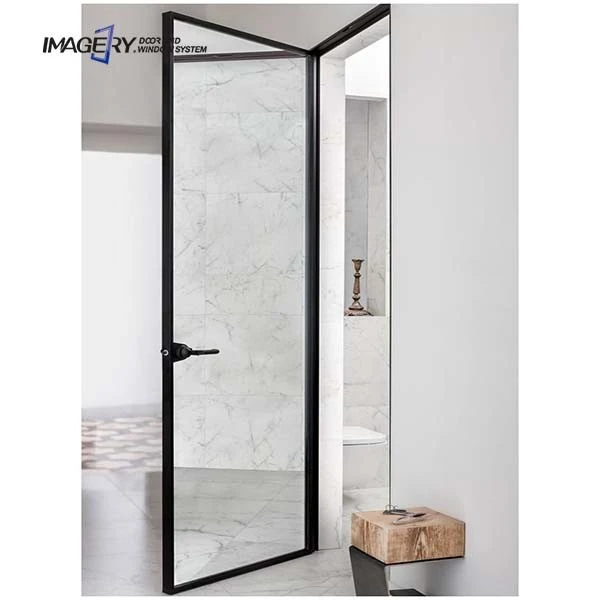 Extremely Narrow Frame Aluminum Casement Bathroom Door Extremely Narrow Frame Aluminum Casement Bathroom Door